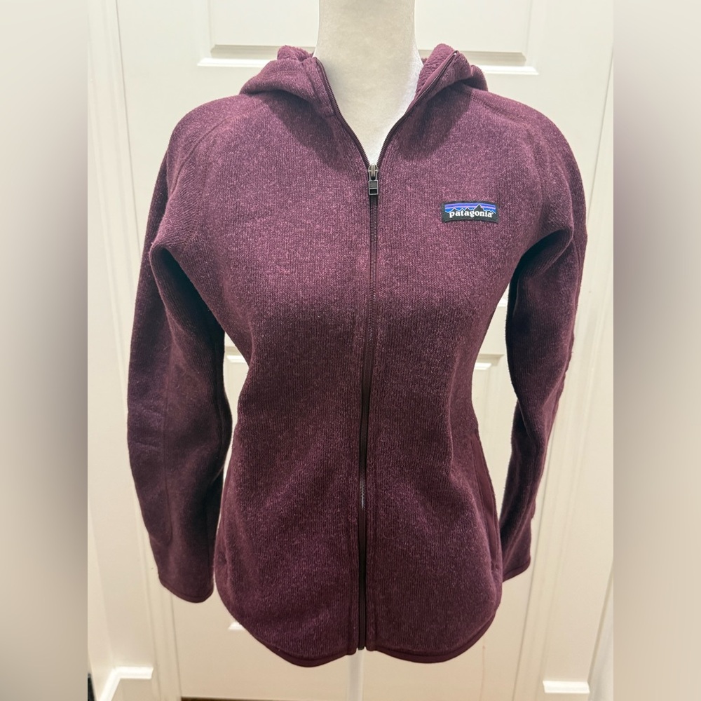 Patagonia. Women's Better Sweater Hoodie. Stormy Mauve.  Size Small. - Picture 2 of 8